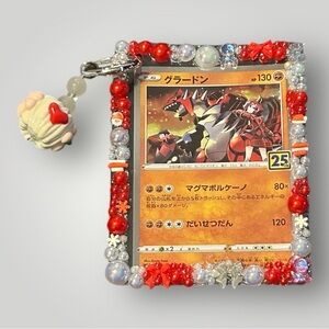 Handmade Decoden Frame with Pokemon Card